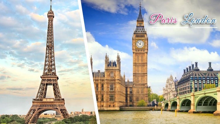 paris london holiday tour packages