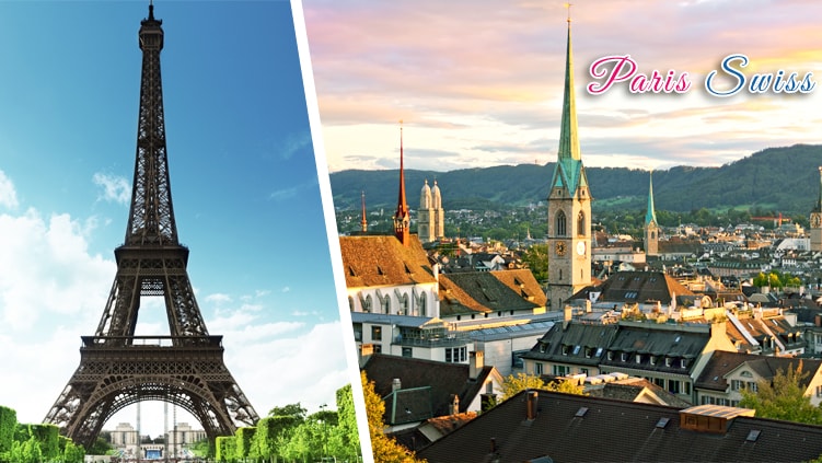 paris switzerland honeymoon tour packages