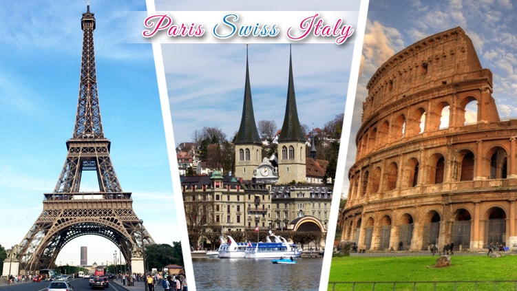 paris switzerland italy honeymoon tour packages